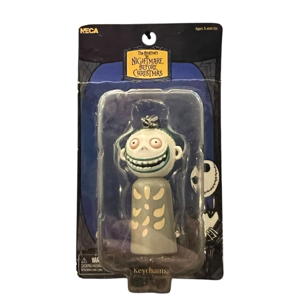 BARREL Tim Burton Nightmare Before Christmas‎ NECA Light Up Figural Keychain NEW